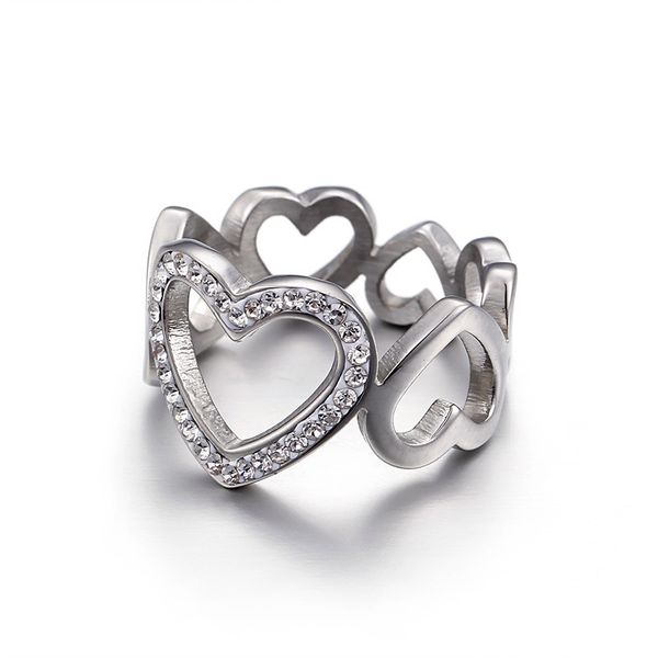 fashion gold silver plated wide bands ring version stainless hollow heart love women rings quality jewelry
fashion gold silver plated wide bands ring version stainless hollow heart love women rings quality jewelry