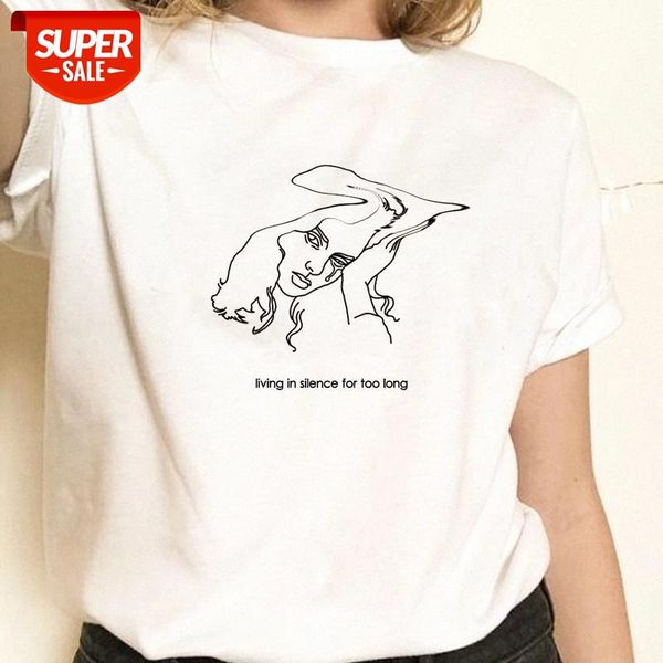 sunfiz YF Living In Silence For Too Long Women Art Drawing T-Shirt Tumblr Fashion Grunge Style Music Tee Egirl Edgy T Shirt #Up1e, White
sunfiz YF Living In Silence For Too Long Women Art Drawing T-Shirt Tumblr Fashion Grunge Style Music Tee Egirl Edgy T Shirt #Up1e, White