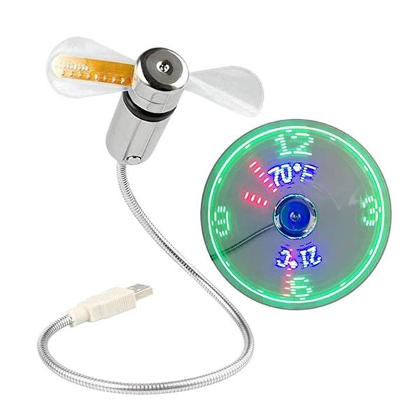 usb fans mini time and temperature display creative gift with led light cool gadget for lappc computer
usb fans mini time and temperature display creative gift with led light cool gadget for lappc computer