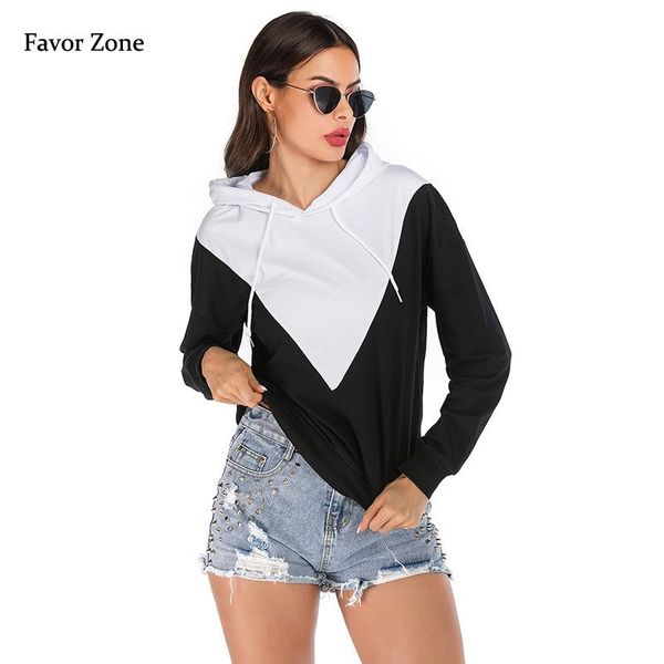 women's hoodies & sweatshirts autumn winter women hooded sweatshirt casual loose for woman black white patchwork color pullover female
women's hoodies & sweatshirts autumn winter women hooded sweatshirt casual loose for woman black white patchwork color pullover female