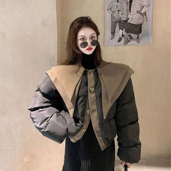 20212020 winter color contrast versatile girl's feeling double layer baby collar bread thickened jacket + knitted dress, Black
20212020 winter color contrast versatile girl's feeling double layer baby collar bread thickened jacket + knitted dress, Black