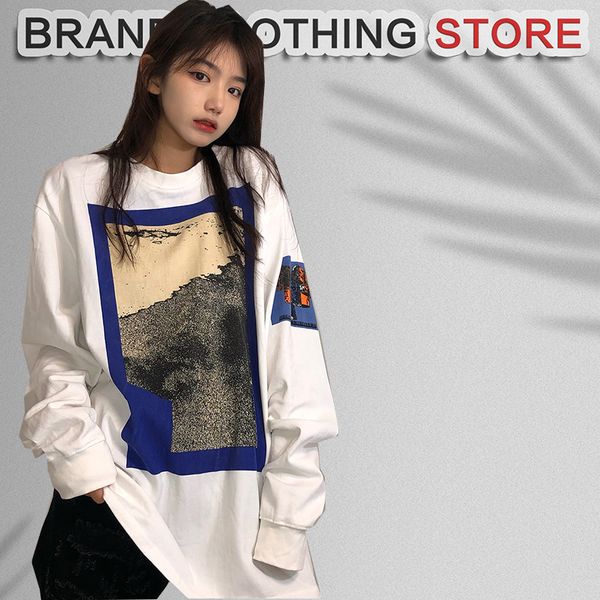 sweatshirts designer brand pullover ancient retro women's spring and autumn korean loose thin coat, Black
sweatshirts designer brand pullover ancient retro women's spring and autumn korean loose thin coat, Black