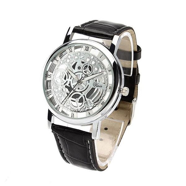 wristwatches fashion business skeleton watch men engraving hollow reloj hombre dress quartz wristwatch leather band women clock relojes muje, Slivery;brown
wristwatches fashion business skeleton watch men engraving hollow reloj hombre dress quartz wristwatch leather band women clock relojes muje, Slivery;brown