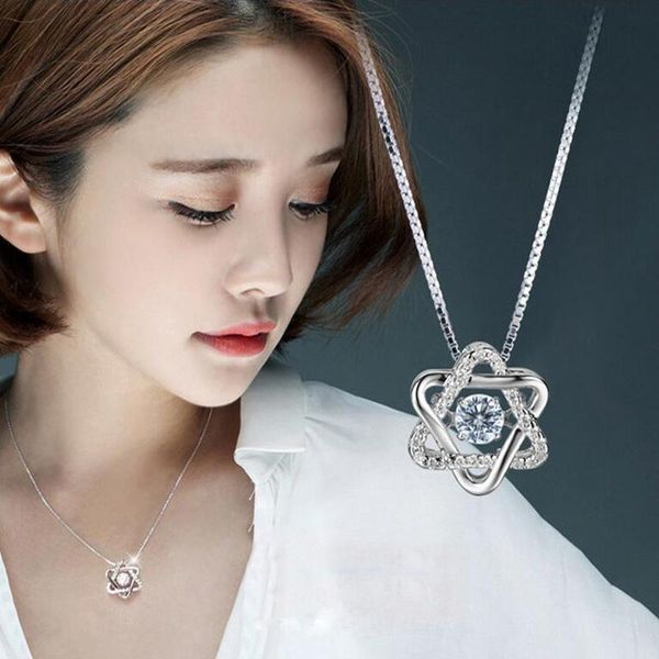 pendant necklaces selling star shape crystal necklace female collarbone chain short simple pentagram for women wholesale, Silver
pendant necklaces selling star shape crystal necklace female collarbone chain short simple pentagram for women wholesale, Silver