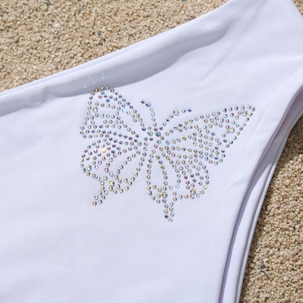 women 2pcs bikini set strapless butterfly rhinestone swimsuit bathing suit u7ef
women 2pcs bikini set strapless butterfly rhinestone swimsuit bathing suit u7ef
