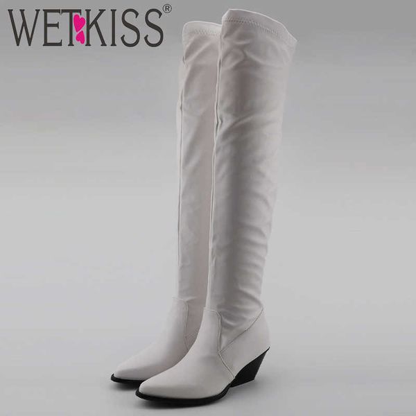 wetkiss western boots women over the knee boot female high heels shoes ladies pointed toe shoes women winter plus size 34-48 210630, Black
wetkiss western boots women over the knee boot female high heels shoes ladies pointed toe shoes women winter plus size 34-48 210630, Black