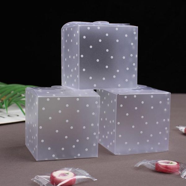 gift wrap 50pcs translucence candy box pvc dot boxes chocolate treat wedding party favor - 6x6x6cm
gift wrap 50pcs translucence candy box pvc dot boxes chocolate treat wedding party favor - 6x6x6cm