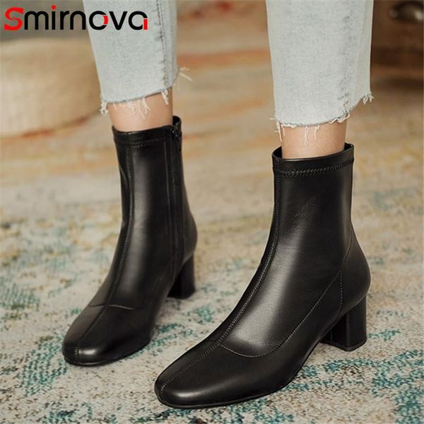 boots smirnova 2021 arrive square heel classic dress office shoes women autumn winter zip round toe ankle woman, Black
boots smirnova 2021 arrive square heel classic dress office shoes women autumn winter zip round toe ankle woman, Black