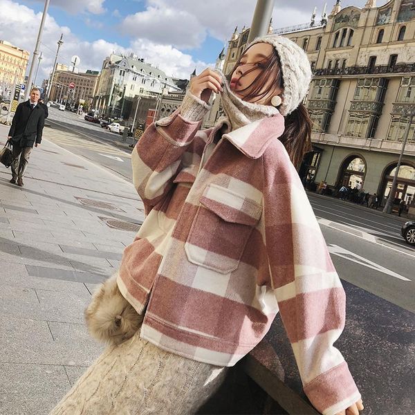 mishow woolen coat female 2018 autumn winter new coat women long sleeve jacket casual plaid short overcoat mx18d95251, Black
mishow woolen coat female 2018 autumn winter new coat women long sleeve jacket casual plaid short overcoat mx18d95251, Black