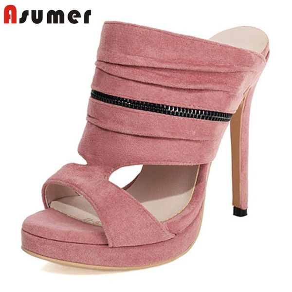 slippers asumer big size 52 slipper women shoes flock peep toe summer party wedding high heels platform, Black
slippers asumer big size 52 slipper women shoes flock peep toe summer party wedding high heels platform, Black