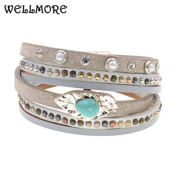 charm bracelets wellmore women 2 layers crystal venetian pearl leather for jewelry wholesale, Golden;silver
charm bracelets wellmore women 2 layers crystal venetian pearl leather for jewelry wholesale, Golden;silver