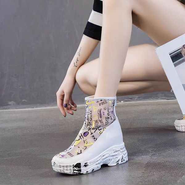 2020 summer new thick bottom increased short boots women spring autumn single boots wedge heel comfortable mesh boots aa-271
2020 summer new thick bottom increased short boots women spring autumn single boots wedge heel comfortable mesh boots aa-271