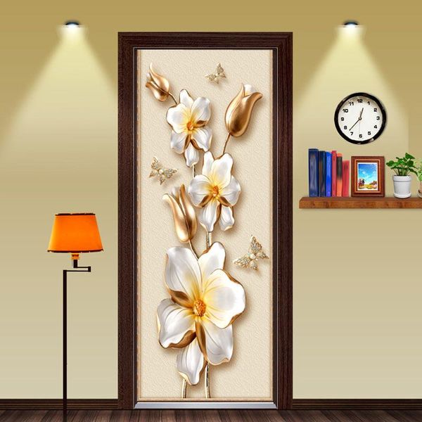 wall sticker 3d mural gold flower door sticker wall art mural home decor wallpaper decal 77x200cm home decor stickers
wall sticker 3d mural gold flower door sticker wall art mural home decor wallpaper decal 77x200cm home decor stickers