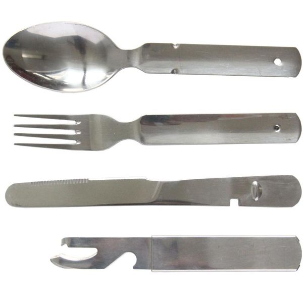 upgraded portable tableware 4 in 1 cutlery set fork spoon knife bottle can opener stainless steel utensil kit
upgraded portable tableware 4 in 1 cutlery set fork spoon knife bottle can opener stainless steel utensil kit
