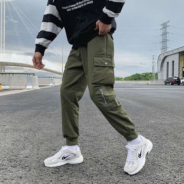 men's casual overalls korean fashion sportswear pants boys students straight autumn loose trend, Black
men's casual overalls korean fashion sportswear pants boys students straight autumn loose trend, Black