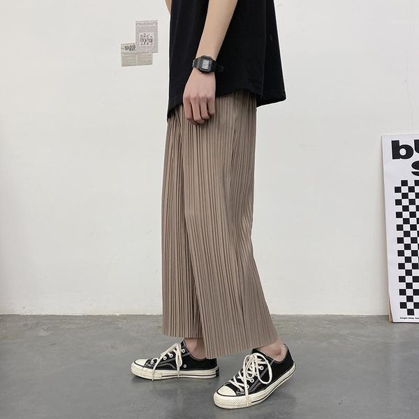men's pants summer pleated fashion khaki black white casual men streetwear loose breathable thin ice silk mens m-2xl
men's pants summer pleated fashion khaki black white casual men streetwear loose breathable thin ice silk mens m-2xl