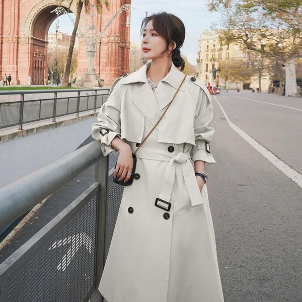 women's trench coats superaen coat women's long 2021 spring autumn solid loose fashion double breasted casual clothes, Tan;black
women's trench coats superaen coat women's long 2021 spring autumn solid loose fashion double breasted casual clothes, Tan;black