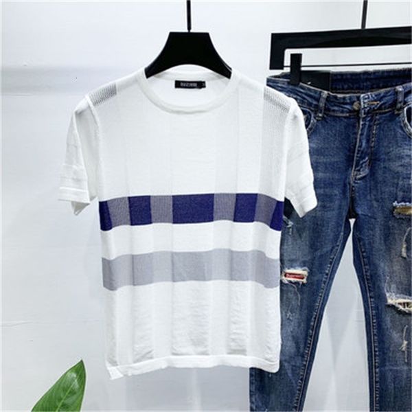2021 new men's ice silk half-sleeved summer round neck knitted short-sleeved t-shirt slim ib2o, White;black
2021 new men's ice silk half-sleeved summer round neck knitted short-sleeved t-shirt slim ib2o, White;black
