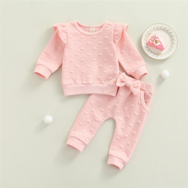 clothing sets cute 2pcs born set toddler girl kids pink solid color ruffle long sleeve bowknot trousers baby, White
clothing sets cute 2pcs born set toddler girl kids pink solid color ruffle long sleeve bowknot trousers baby, White