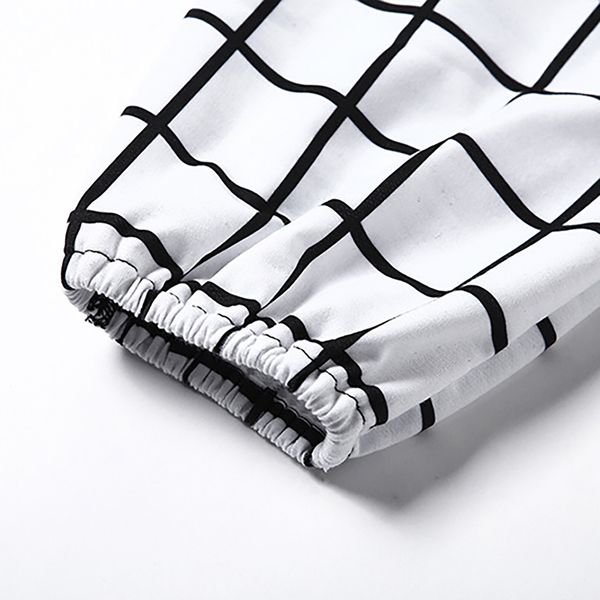 pants women fashion black white plaid patchwork pants pocket casual trousers women jogging femme pantalon, Gray
pants women fashion black white plaid patchwork pants pocket casual trousers women jogging femme pantalon, Gray
