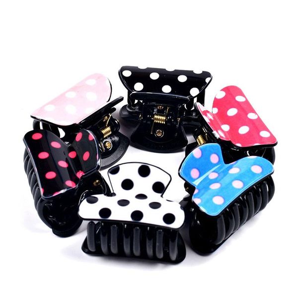 6pcs / lot 4cm acrylic girls hair accessories hair claw clip small clear black and white plate headweare, Slivery;white
6pcs / lot 4cm acrylic girls hair accessories hair claw clip small clear black and white plate headweare, Slivery;white