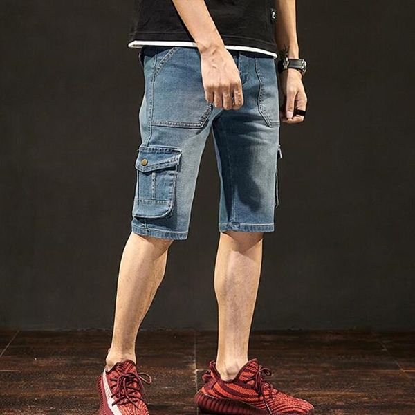 mens denim shorts summer men's multi-pocket baggy cowboy short pants male casual trousers plus size jogger men bottoms, Blue
mens denim shorts summer men's multi-pocket baggy cowboy short pants male casual trousers plus size jogger men bottoms, Blue