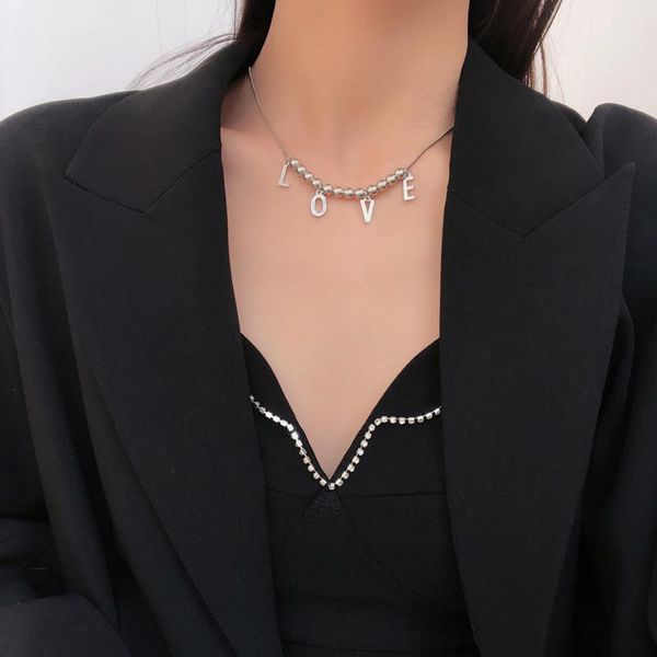 pendant necklaces fashion hip-hop trend alphabet love choker temperament simple lovely collarbone chain necklaces1750y, Silver
pendant necklaces fashion hip-hop trend alphabet love choker temperament simple lovely collarbone chain necklaces1750y, Silver