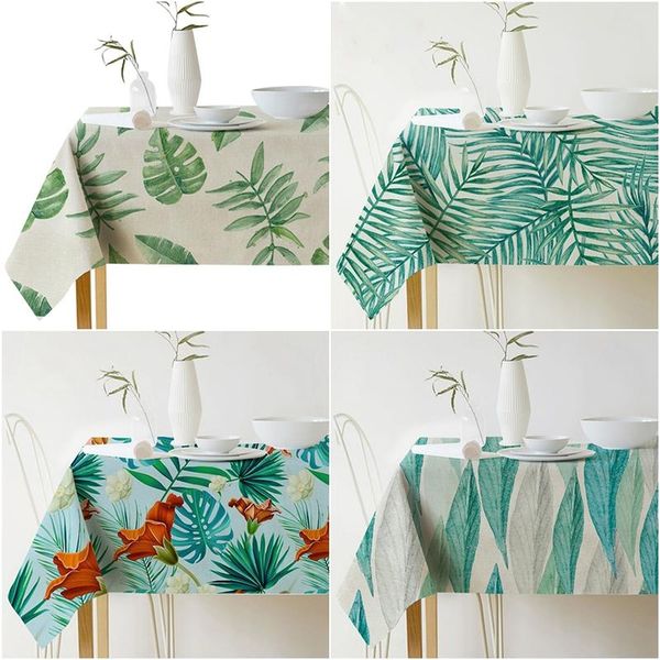 table cloth green leaf tablecloth rectangular cover waterproof printed for kitchen dining home decoration
table cloth green leaf tablecloth rectangular cover waterproof printed for kitchen dining home decoration