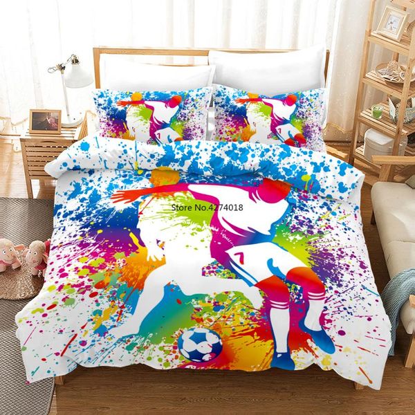 bedding sets 3d set football theme printed duvet cover single double king size easy clean for boys girls adults 240x220cm
bedding sets 3d set football theme printed duvet cover single double king size easy clean for boys girls adults 240x220cm
