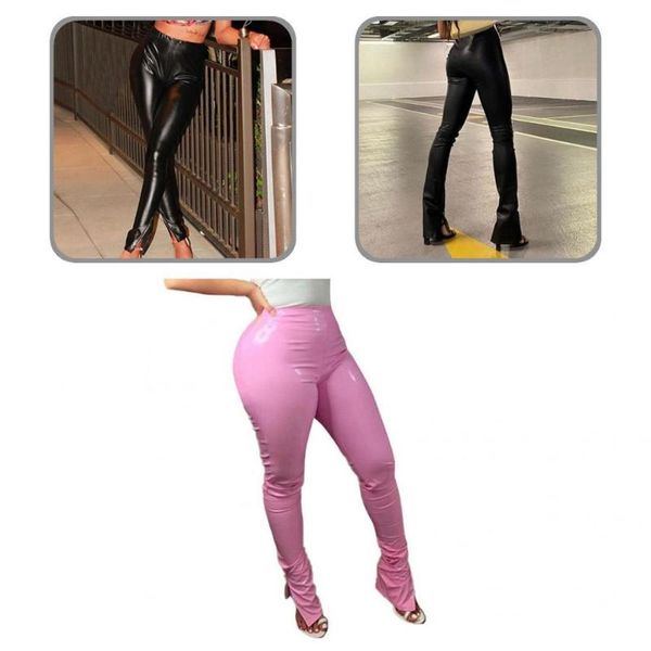 women's pants & capris trendy women hip lifter fashionable solid color high waist faux leather flare, Black;white
women's pants & capris trendy women hip lifter fashionable solid color high waist faux leather flare, Black;white