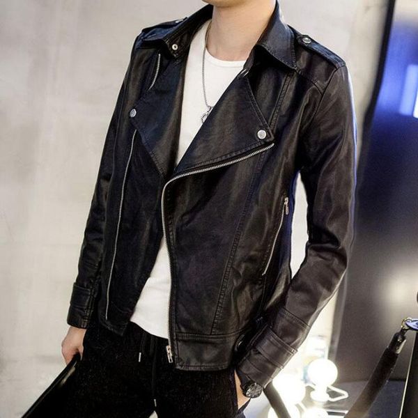 men's fur & faux zoulv autumn fashion mens slim fit motorcycle biker jacket casual jaqueta de couro veste cuir homme leather men, Black
men's fur & faux zoulv autumn fashion mens slim fit motorcycle biker jacket casual jaqueta de couro veste cuir homme leather men, Black