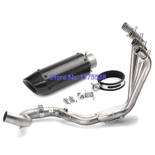 motorcycle exhaust system titanium alloy cbr650 cbr650f cb650f 2014-2021 full front header pipe carbon fiber motorbike muffler
motorcycle exhaust system titanium alloy cbr650 cbr650f cb650f 2014-2021 full front header pipe carbon fiber motorbike muffler