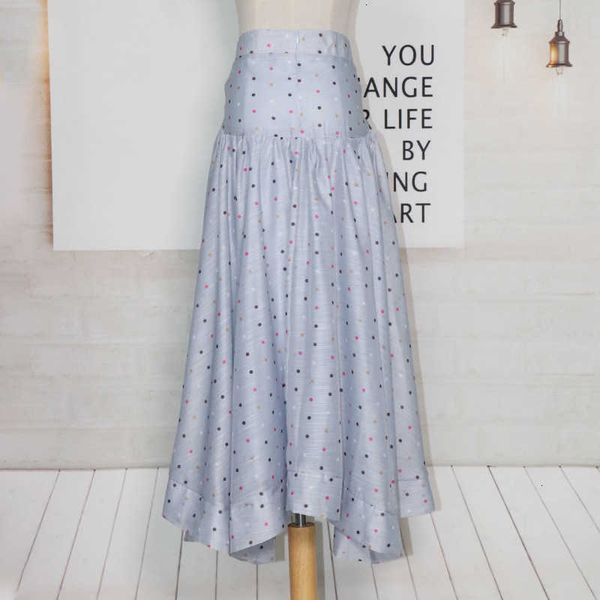 skirts runway blue polka dot women elegant brand skirt summer high waist irregular pleated long designer clothes rc6q, Black
skirts runway blue polka dot women elegant brand skirt summer high waist irregular pleated long designer clothes rc6q, Black