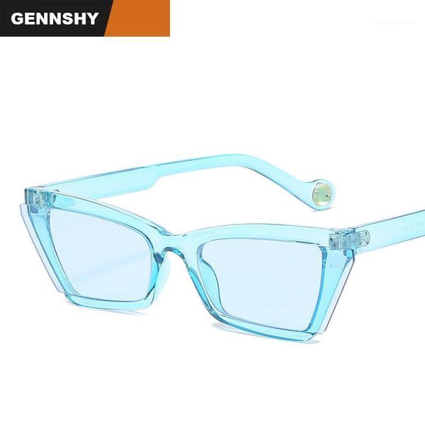 est cat eye sunglasses women cool fashion small eyeglasses men retro brand transparent blue eyewear demi driving uv400, White;black
est cat eye sunglasses women cool fashion small eyeglasses men retro brand transparent blue eyewear demi driving uv400, White;black
