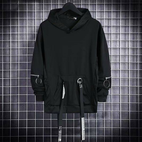 functional wind black work clothes hooded men's casual fried street ruffian handsome hip hop coat
functional wind black work clothes hooded men's casual fried street ruffian handsome hip hop coat