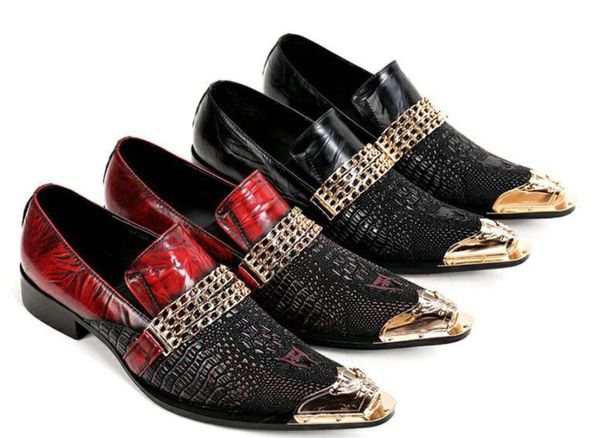 dress shoes fashion italian men retro genuine leather crocodile grain party wedding slip on flat loafer oxfords, Black
dress shoes fashion italian men retro genuine leather crocodile grain party wedding slip on flat loafer oxfords, Black