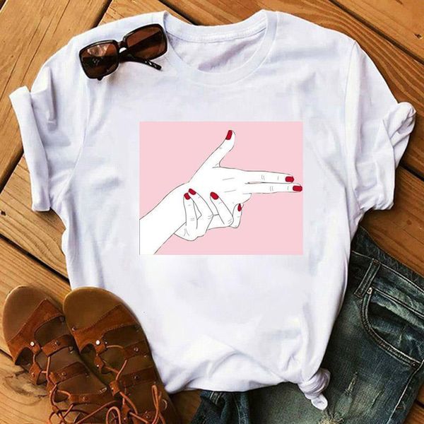 summer new fashion pink background gun gesture print women t shirt friends tshirt female casual cotton clothes, White
summer new fashion pink background gun gesture print women t shirt friends tshirt female casual cotton clothes, White
