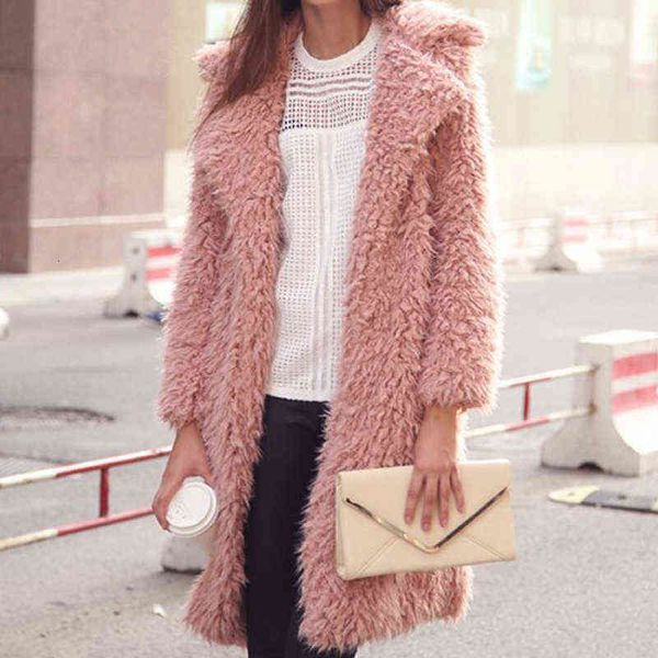 autumn and winter pure wool overcoat women's lapel plush medium length woolen et, Black
autumn and winter pure wool overcoat women's lapel plush medium length woolen et, Black