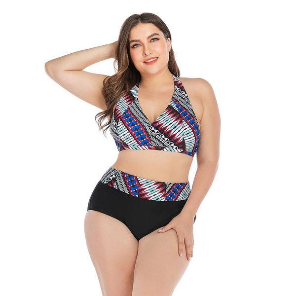 women halter lace-up high waist hollow-out bikini set swimwear lady underwire padded bra plus size female beach swimsuit
women halter lace-up high waist hollow-out bikini set swimwear lady underwire padded bra plus size female beach swimsuit