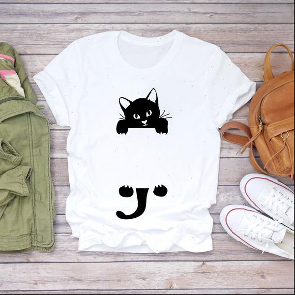 women cat funny animal kawaii cute 90s trend animal fashion print lady t shirts womens t shirt female tee t shirt, White
women cat funny animal kawaii cute 90s trend animal fashion print lady t shirts womens t shirt female tee t shirt, White