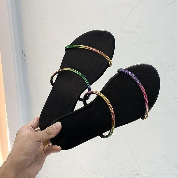 2021 fashion summer new all-match comfortable women shoes rhinestone sandals peep toe ladies shoes summer footwear large size, Black
2021 fashion summer new all-match comfortable women shoes rhinestone sandals peep toe ladies shoes summer footwear large size, Black