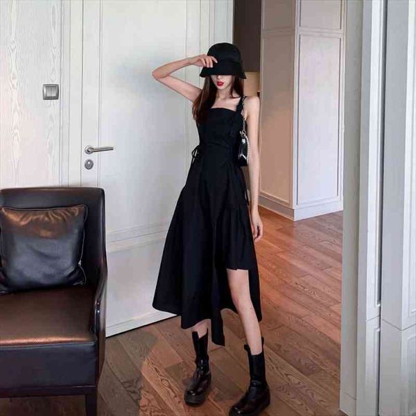 japanese harajuku streetwear irregular sundress women dress suspenders gothic punk style black bandage sleeveless slim, Black;gray
japanese harajuku streetwear irregular sundress women dress suspenders gothic punk style black bandage sleeveless slim, Black;gray