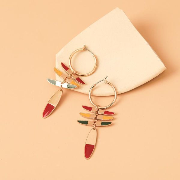 hoop & huggie origin summer unique red green yellow colour geometric metal dangle earrings for women ladies round accessories, Golden;silver
hoop & huggie origin summer unique red green yellow colour geometric metal dangle earrings for women ladies round accessories, Golden;silver