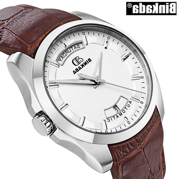 sport business calendar watches male clock luxury binkada automatic mechanical men simple watch relogio masculino waterproof, Slivery;brown
sport business calendar watches male clock luxury binkada automatic mechanical men simple watch relogio masculino waterproof, Slivery;brown