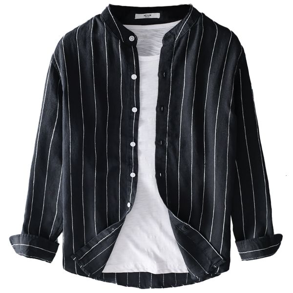 2021 new nova marca de manga longa puro linho preto listrado gola camisas para moda casual dos homens overhemd camisa dqoq, White
2021 new nova marca de manga longa puro linho preto listrado gola camisas para moda casual dos homens overhemd camisa dqoq, White