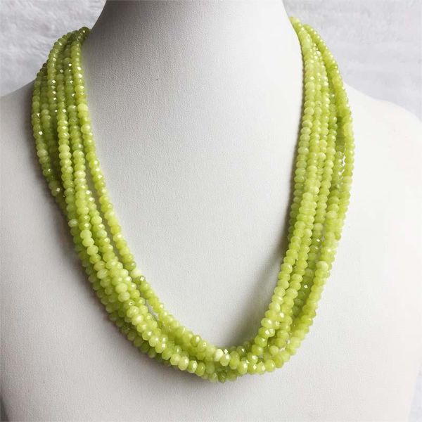 chains 3*4mm faceted green jade necklace vintage natural stone jewelry noble elegant exquisite beaded chain choker collier, Silver
chains 3*4mm faceted green jade necklace vintage natural stone jewelry noble elegant exquisite beaded chain choker collier, Silver