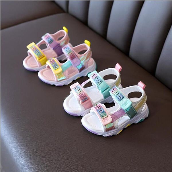 sandals girls' 2021 summer fashion color matching princess little girl soft bottom baby walking shoes, Black;red
sandals girls' 2021 summer fashion color matching princess little girl soft bottom baby walking shoes, Black;red