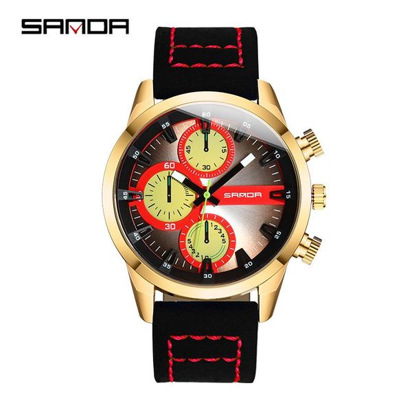 wristwatches sanda trendy men watches retro leather belt big dial waterproof quartz wristwatch fashion casual minimalist relogio masculino, Slivery;brown
wristwatches sanda trendy men watches retro leather belt big dial waterproof quartz wristwatch fashion casual minimalist relogio masculino, Slivery;brown