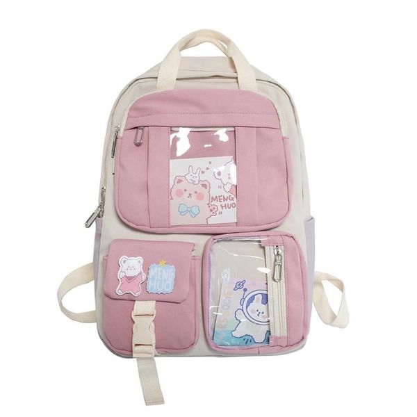 school bags cute women large capacity backpack nylon female schoolbag patchwork college lady lapdaypacks
school bags cute women large capacity backpack nylon female schoolbag patchwork college lady lapdaypacks