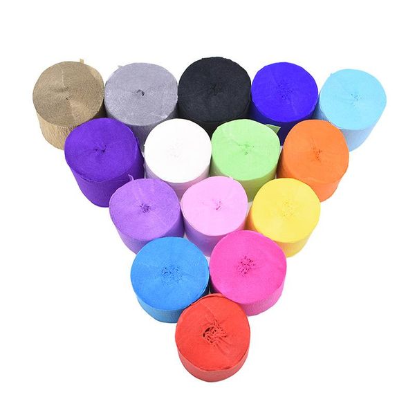 other arts and crafts 25m*4.5cm crepe paper diy origami wrinkled roll for wedding party decoration flower wrapping packing material
other arts and crafts 25m*4.5cm crepe paper diy origami wrinkled roll for wedding party decoration flower wrapping packing material